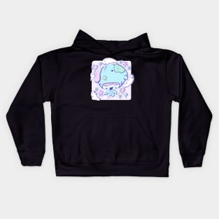 Cute zombie pup bubble head cutie Kids Hoodie